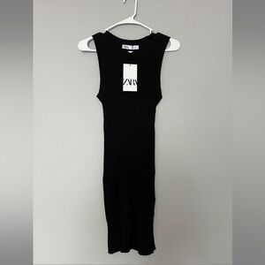 Zara Black Mini Dress - Size L (fits like M)